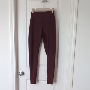 ALO Yoga Airlift High Waist Burgandy Large